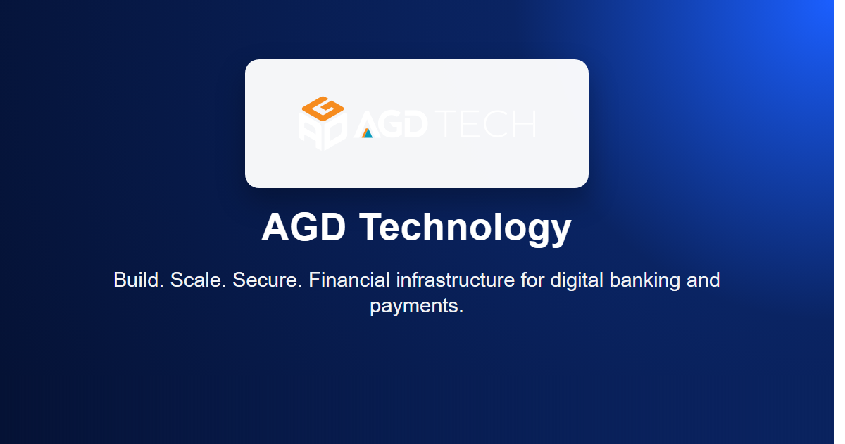 AGD Technology | Financial Infrastructure Studio